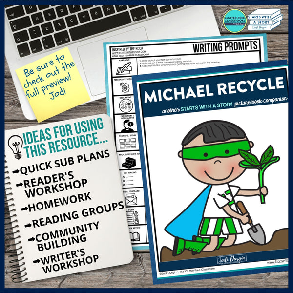 MICHAEL RECYCLE activities and lesson plan ideas
