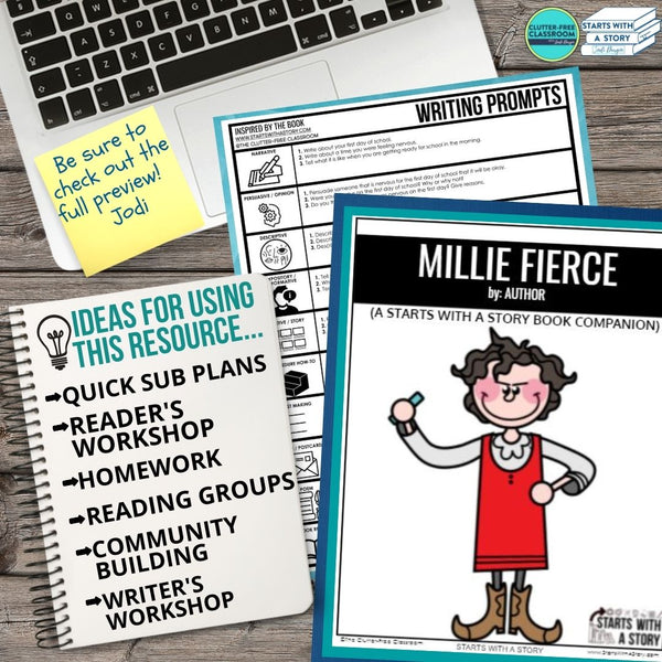 MILLIE FIERCE activities, worksheets & lesson plan ideas