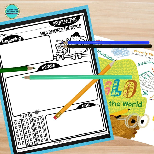 MILO IMAGINES THE WORLD activities, worksheets & lesson plan ideas