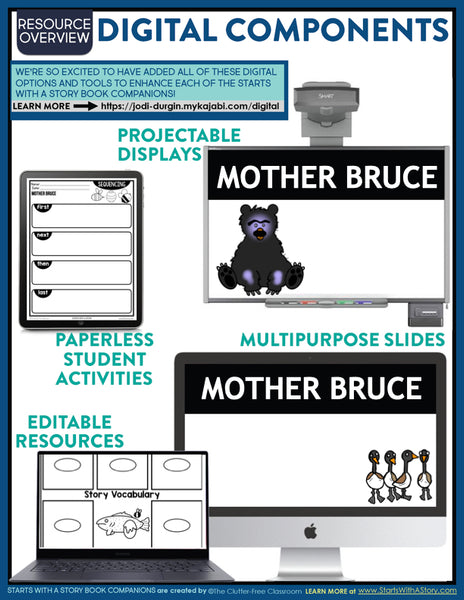 Mother Bruce activities and lesson plan ideas