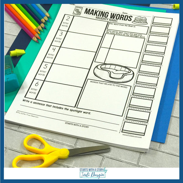 Naughty Mabel activities and lesson plan ideas