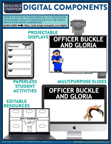 Officer Buckle and Gloria activities and lesson plan ideas
