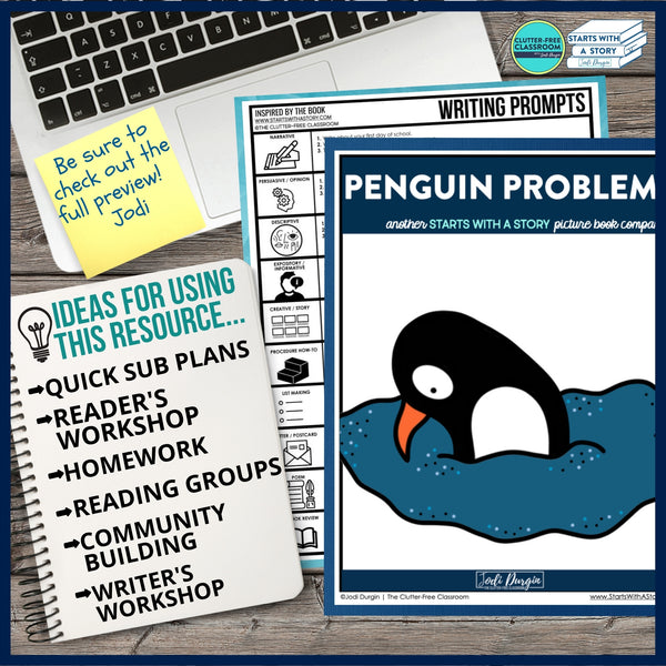 PENGUIN PROBLEMS activities and lesson plan ideas