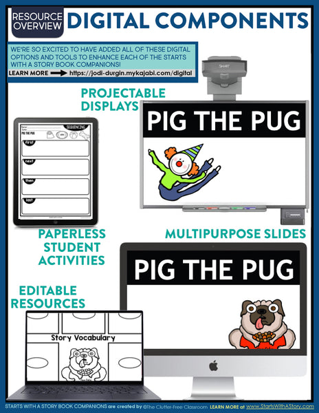 Pig the Pug activities and lesson plan ideas