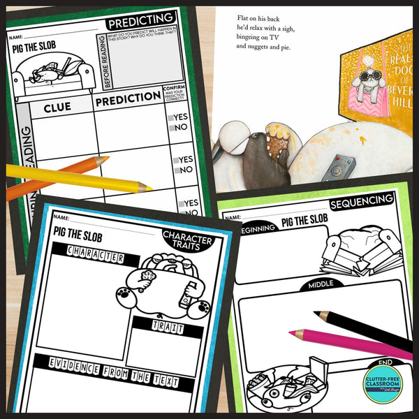 PIG THE SLOB activities and lesson plan ideas