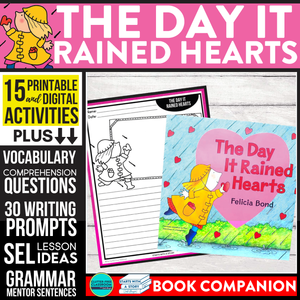 THE DAY IT RAINED HEARTS activities and lesson plan ideas
