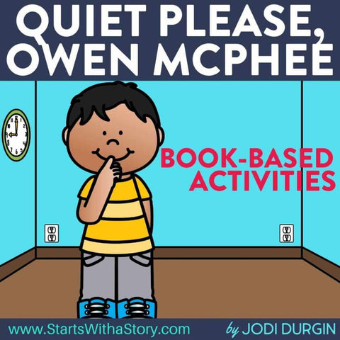 Quiet Please Owen McPhee activities and lesson plan ideas