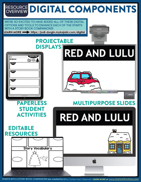 Red and Lulu activities and lesson plan ideas