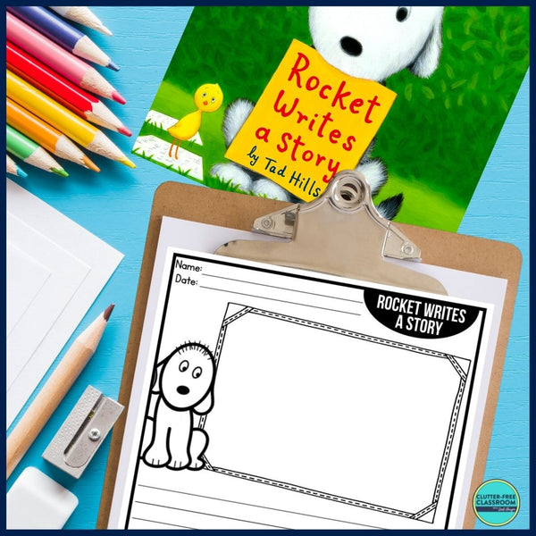 ROCKET WRITES A STORY activities, worksheets & lesson plan ideas