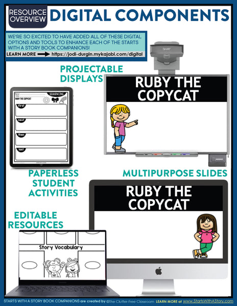 Ruby the Copycat activities and lesson plan ideas