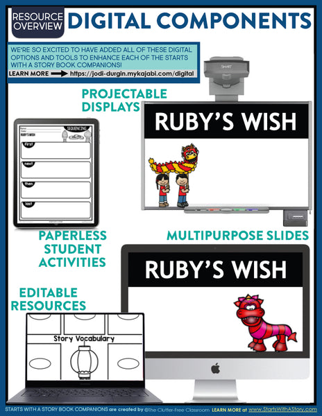 Ruby's Wish activities and lesson plan ideas