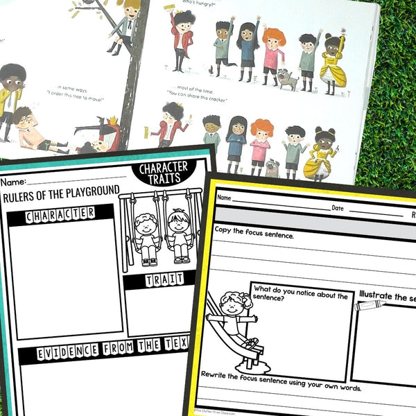 RULERS OF THE PLAYGROUND activities, worksheets & lesson plan ideas