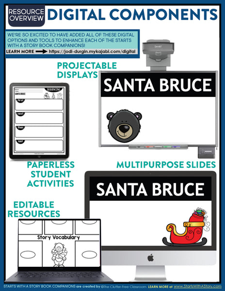 Santa Bruce activities and lesson plan ideas