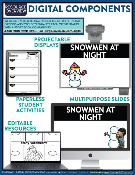Snowmen at Night  activities and lesson plan ideas