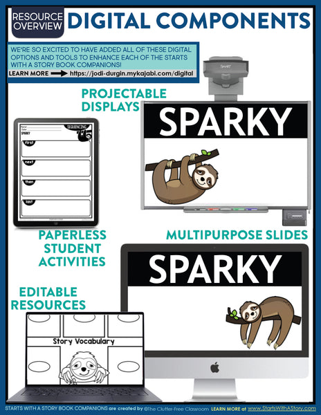 Sparky activities and lesson plan ideas