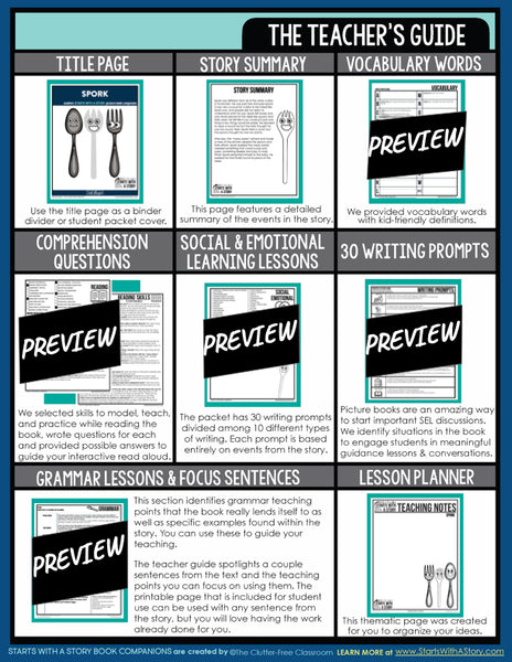 Spork activities and lesson plan ideas