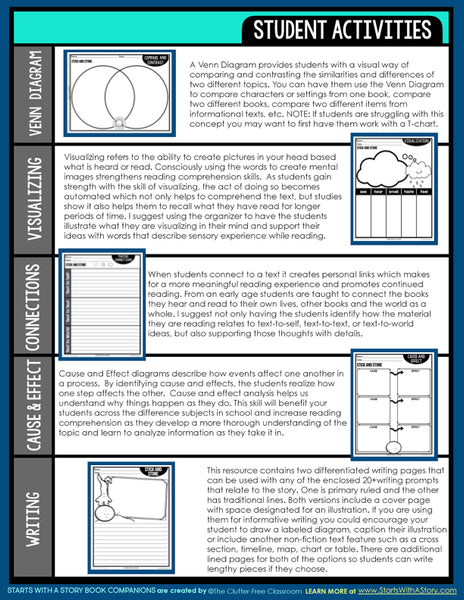 STICK AND STONE activities, worksheets & lesson plan ideas
