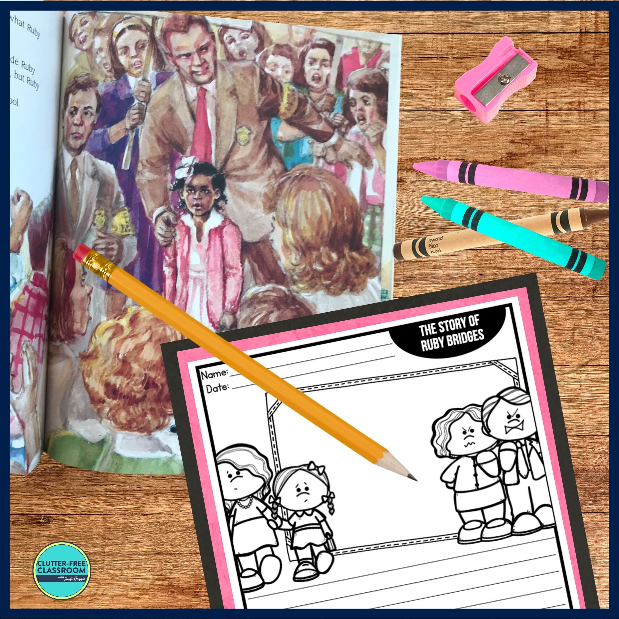 the-story-of-ruby-bridges-activities-and-lesson-plan-ideas-clutter-free-classroom-store for Free Printable Ruby Bridges Activities For Kindergarten THE STORY OF RUBY BRIDGES activities and lesson plan ideas – Clutter Free Classroom Store for Free Printable Ruby Bridges Activities For Kindergarten