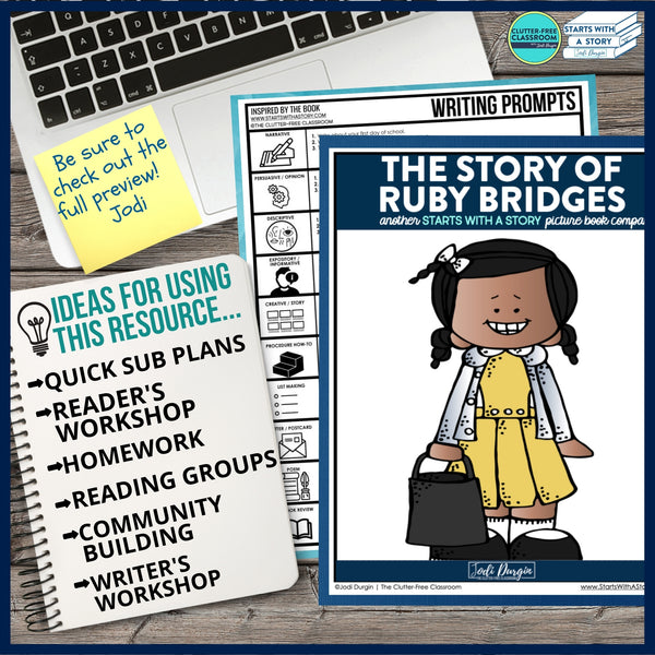 THE STORY OF RUBY BRIDGES activities and lesson plan ideas