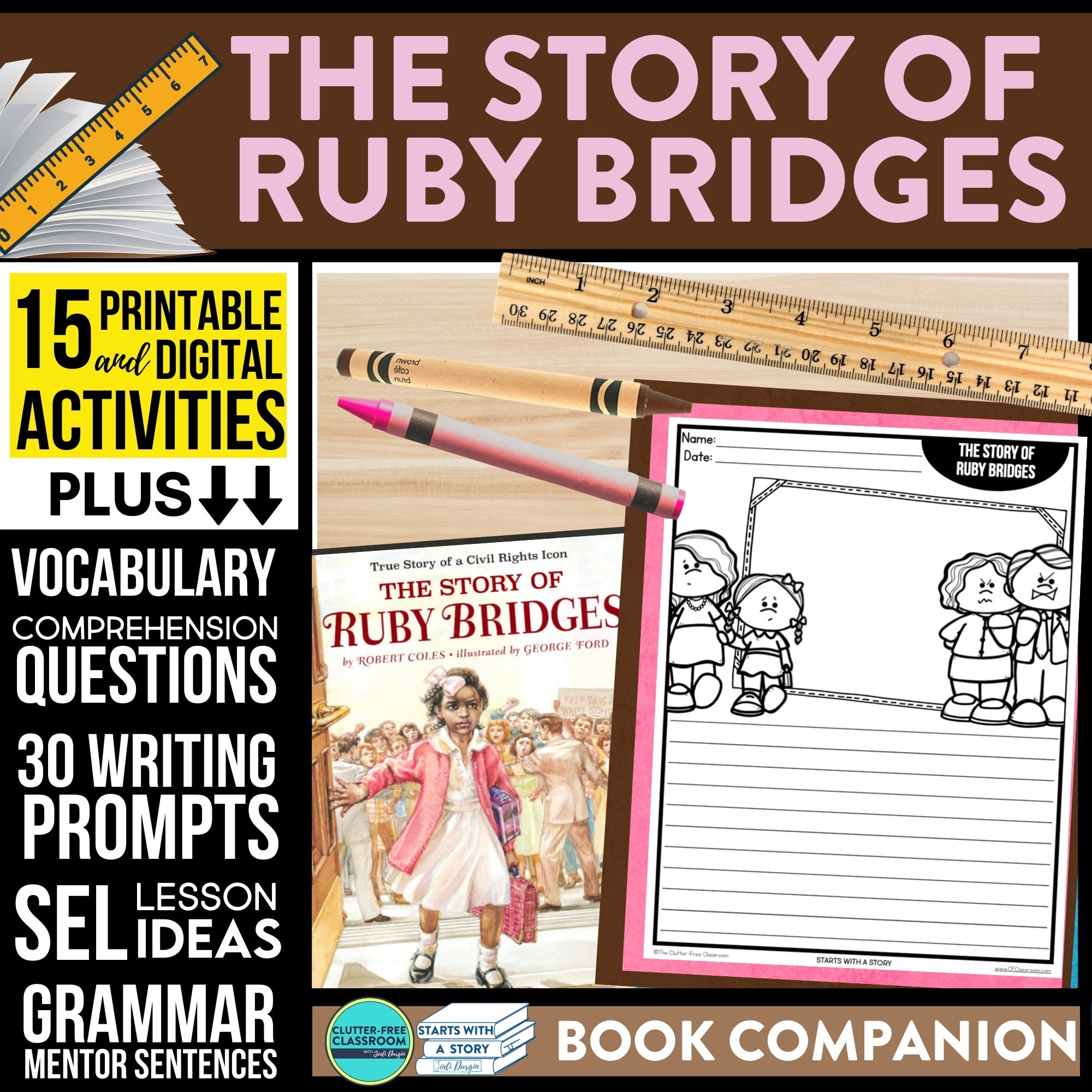 the-story-of-ruby-bridges-activities-and-lesson-plan-ideas-clutter-free-classroom-store for Free Printable Ruby Bridges Activities For Kindergarten THE STORY OF RUBY BRIDGES activities and lesson plan ideas – Clutter Free Classroom Store for Free Printable Ruby Bridges Activities For Kindergarten