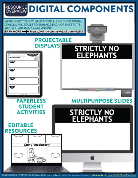 Strictly No Elephants activities and lesson plan ideas