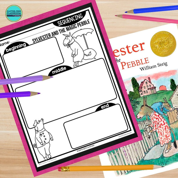 SYLVESTER AND THE MAGIC PEBBLE activities, worksheets & lesson plan ideas