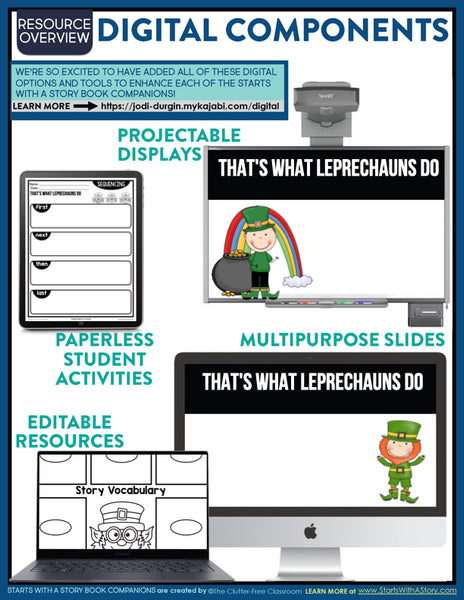 That's What Leprechauns Do activities and lesson plan ideas