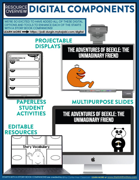 The Adventures of Beekle: The Unimaginary Friend activities and lesson plan ideas
