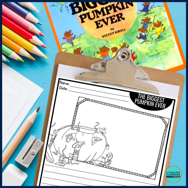THE BIGGEST PUMPKIN EVER activities and lesson plan ideas