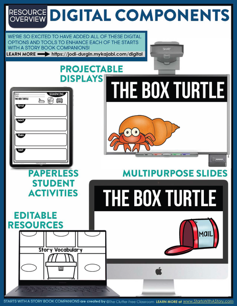 THE BOX TURTLE activities and lesson plan ideas