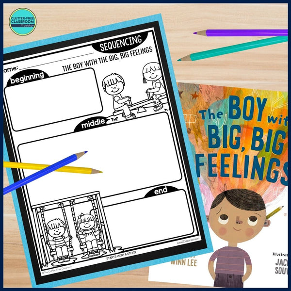 THE BOY WITH THE BIG, BIG FEELINGS activities and lesson plan ideas