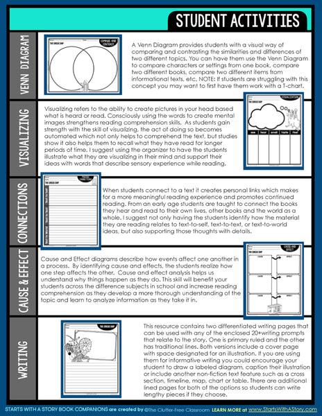 THE CIRCUS SHIP activities and lesson plan ideas