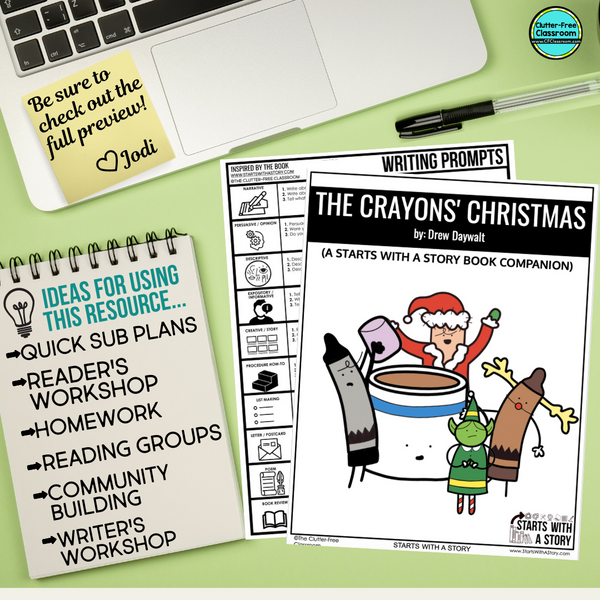 THE CRAYONS' CHRISTMAS activities and lesson plan ideas