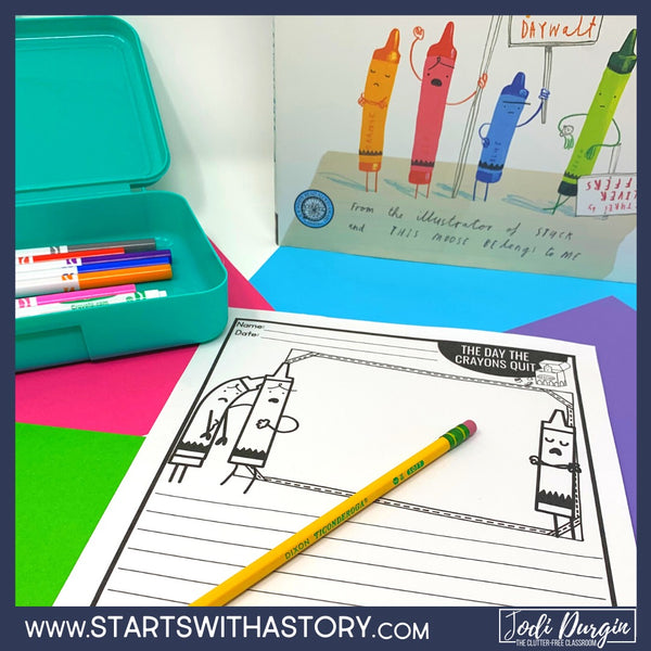 The Day the Crayons Quit activities and lesson plan ideas