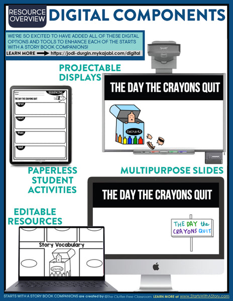 The Day the Crayons Quit activities and lesson plan ideas