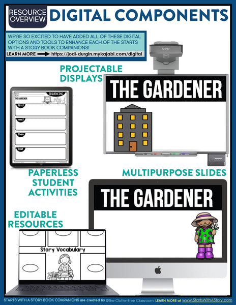 The Gardener activities and lesson plan ideas