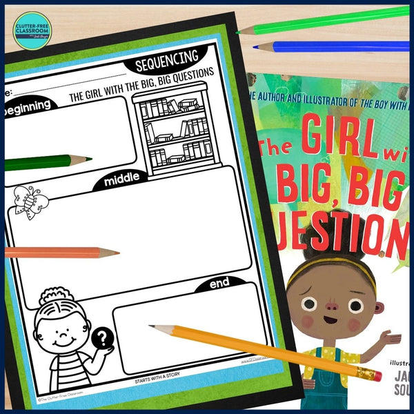 THE GIRL WITH THE BIG, BIG QUESTIONS activities and lesson plan ideas