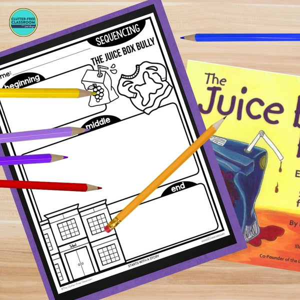 THE JUICE BOX BULLY activities, worksheets & lesson plan ideas