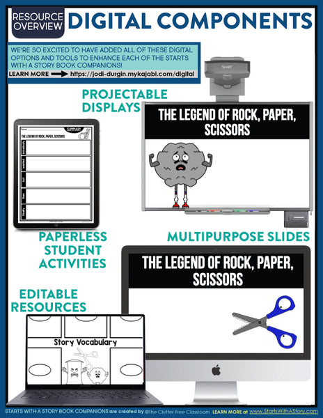 The Legend of Rock Paper Scissors Activities
