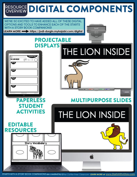 THE LION INSIDE activities, worksheets & lesson plan ideas