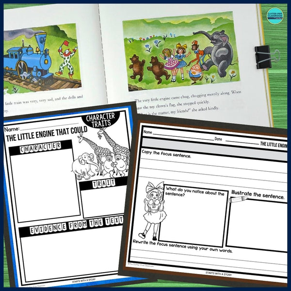 THE LITTLE ENGINE THAT COULD activities, worksheets & lesson plan ideas