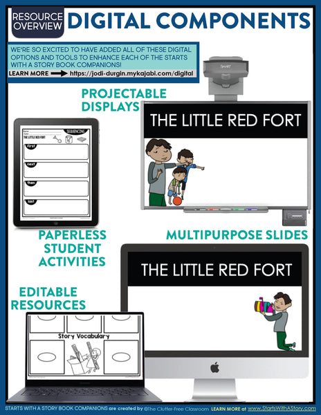 THE LITTLE RED FORT activities, worksheets & lesson plan ideas