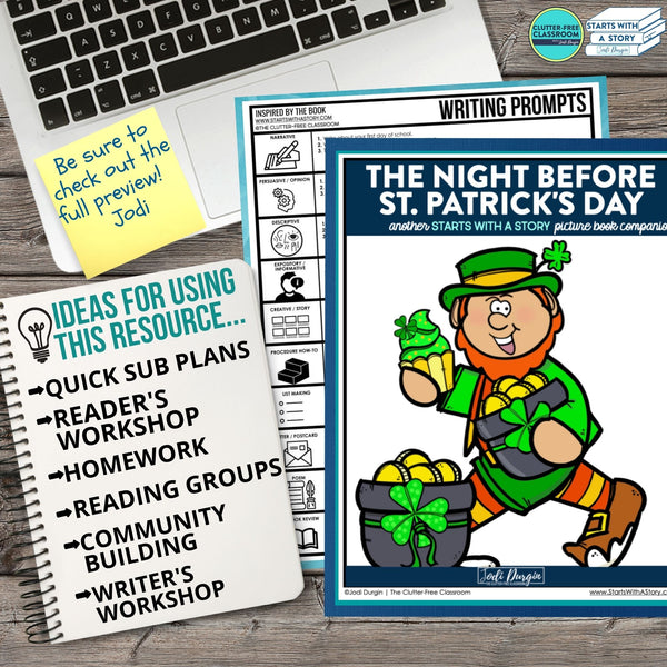 THE NIGHT BEFORE ST. PATRICK'S DAY activities and lesson plan ideas