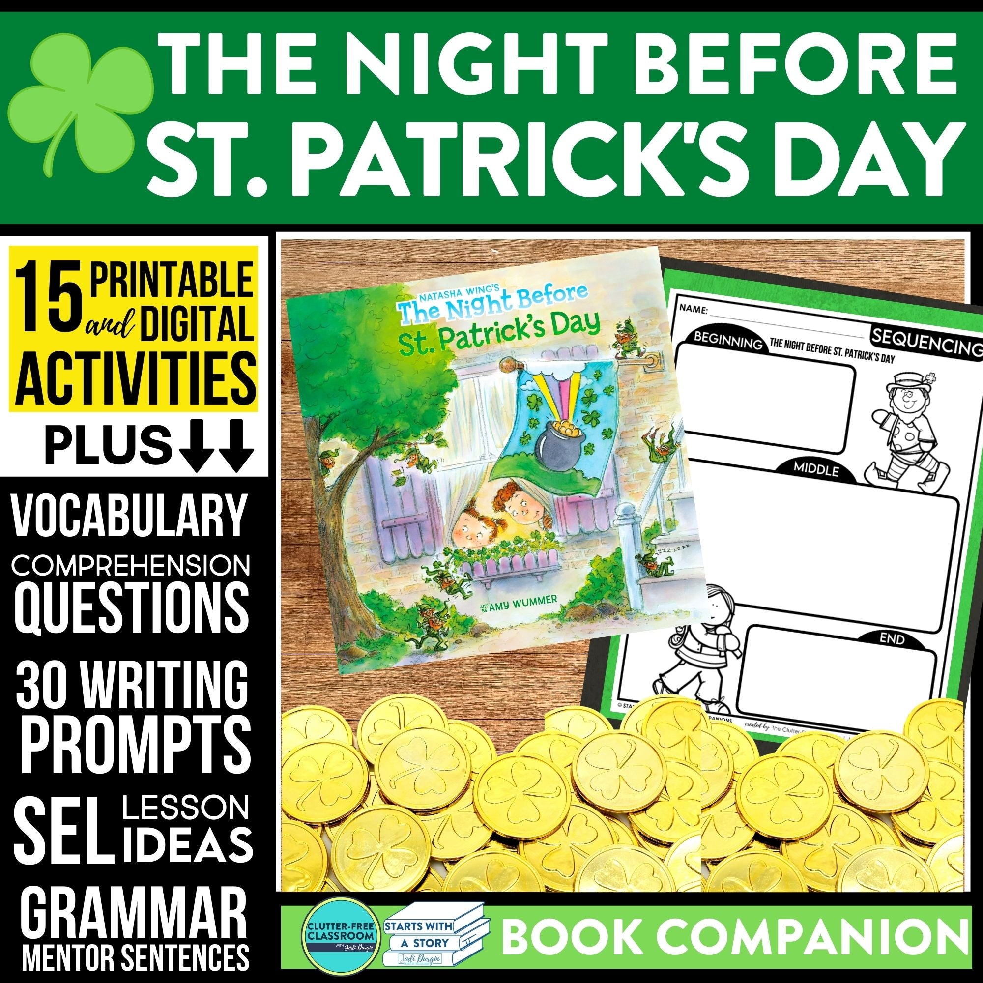 THE NIGHT BEFORE ST. PATRICK'S DAY activities and lesson plan ideas