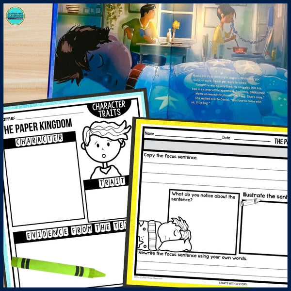 THE PAPER KINGDOM activities, worksheets & lesson plan ideas