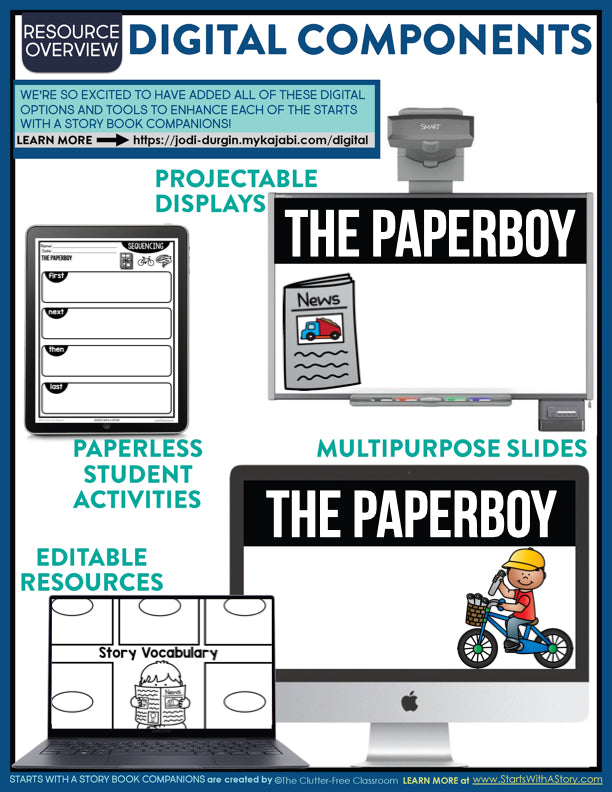 Paperboy Activity The Paperboy activities and lesson plan ideas – Clutter Free Classroom ...