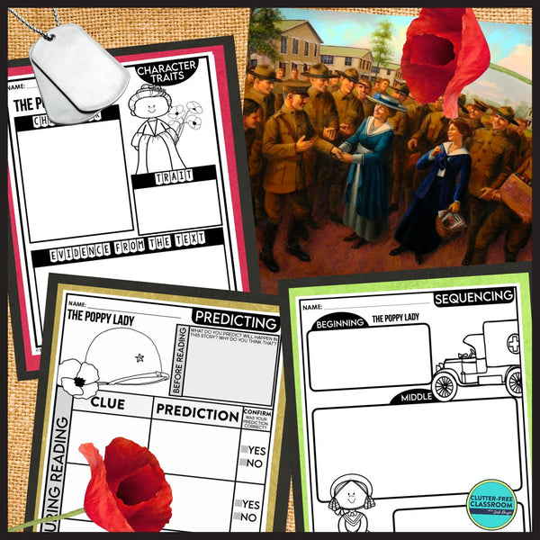 THE POPPY LADY activities and lesson plan ideas