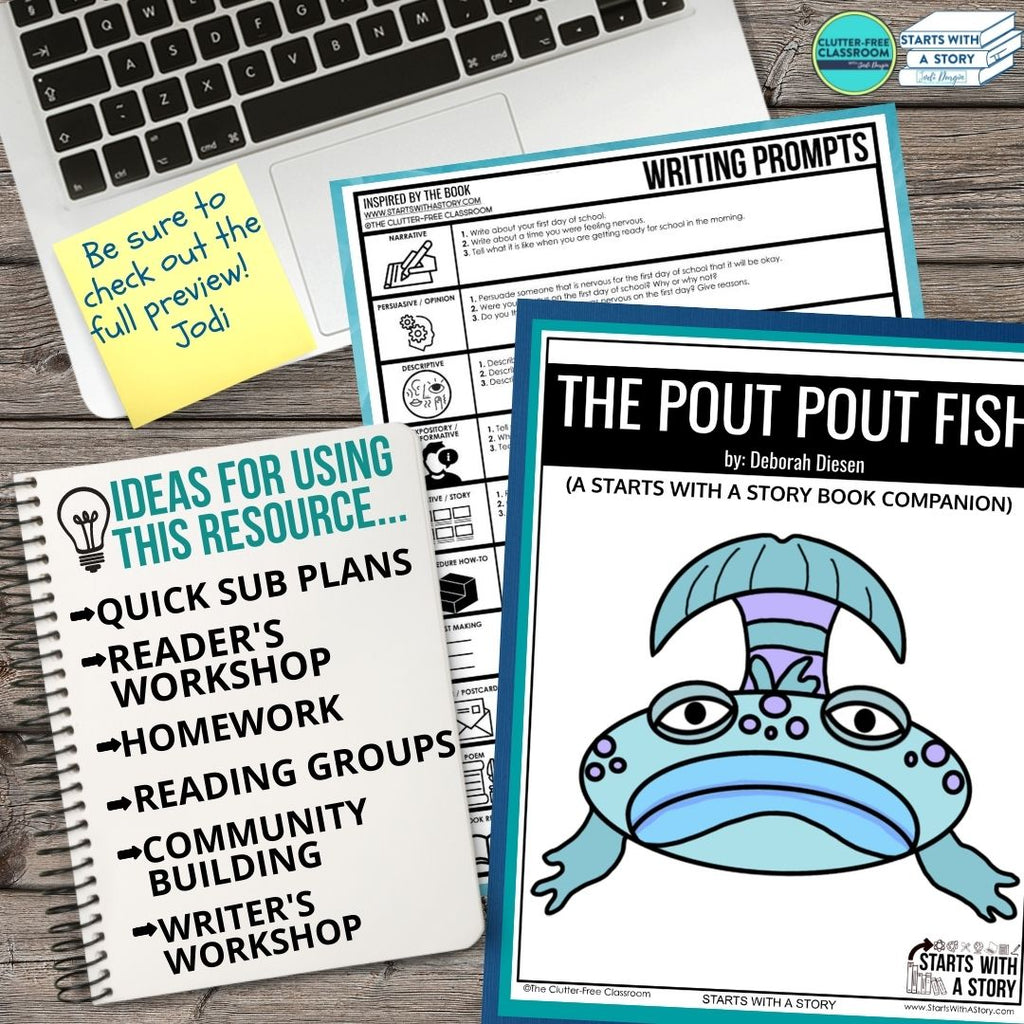 THE POUT POUT FISH activities, worksheets & lesson plan ideas – Clutter Free Classroom Store the-pout-pout-fish-activities-worksheets-lesson-plan-ideas-clutter-free-classroom-store