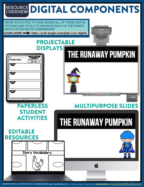 The Runaway Pumpkin activities and lesson plan ideas