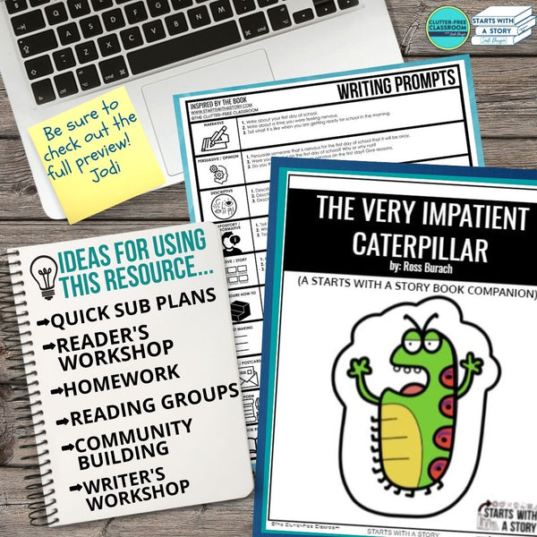 THE VERY IMPATIENT CATERPILLAR activities, worksheets & lesson plan ideas